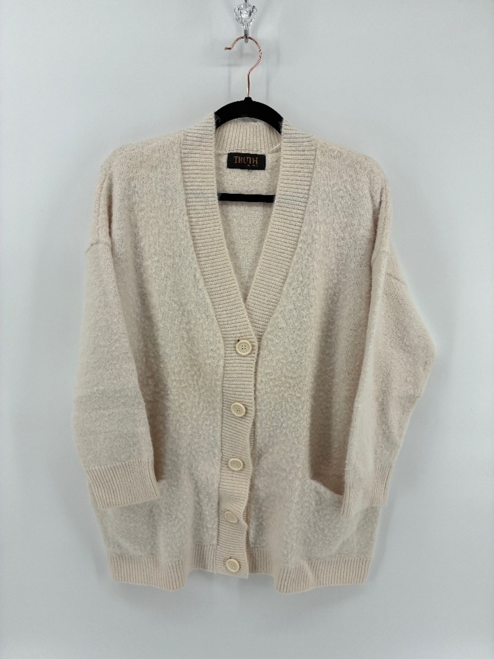 Cozy White Cardigan Sweater